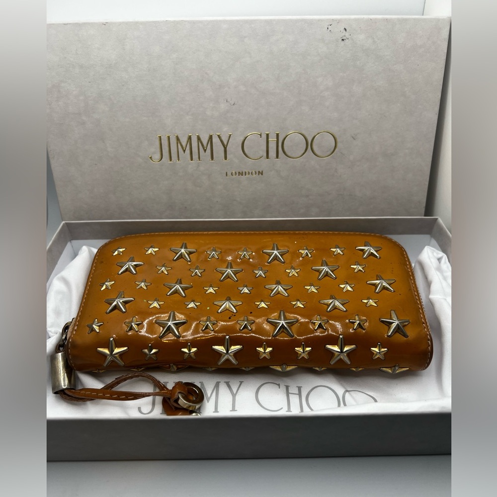 GUC Jimmy Choo Filipa Patent Leather Wallet